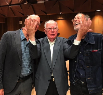 Rick Peckham, Jack Petersen, me - Bowling Green State University 2018